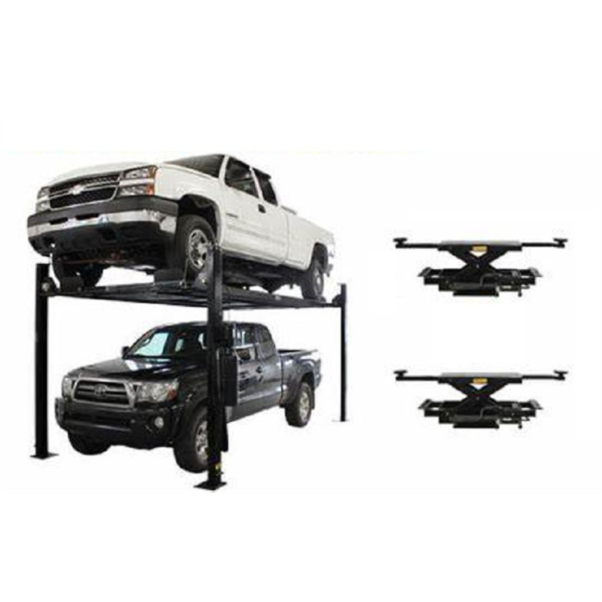 Atlas Automotive Equipment PRO8000EXT-L 4 Post Lift + RJ35 Sliding Jacks Combo